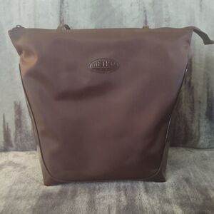 Metro Gear Brown Nylon Shoulder Bag Purse